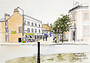 Chestergate in Macclesfield colour